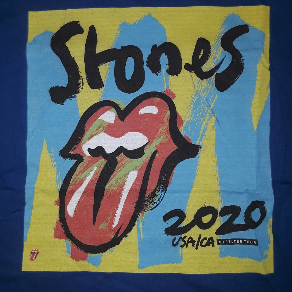 Rolling Stones 2020 Royal Blue Concert T-shirt
